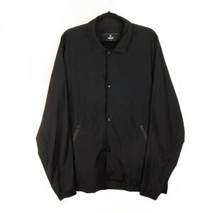 Reigning Champ Coach Black Snap Button Lightweight Jacket